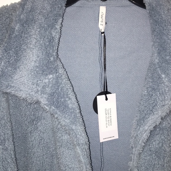 Z Supply the Sherpa Teddy Bear Coat size Small - Picture 2 of 2